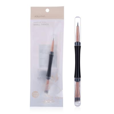 China Other Yousha Beauty Tools Makeup Brush Double Sided Soft Eyeliner Eyeshadow Brush YC052 for sale