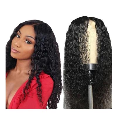 China Missblue Lace Front Human Hair Black Women Water Wave HD Full Brazilian Kinky Curly Headband Brazilian Lace Front Wigs Brazilian Deep BOB Wigs for sale