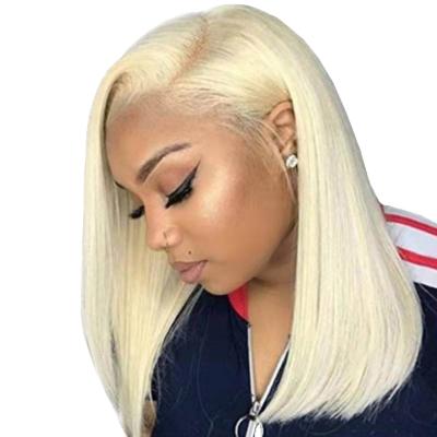 China Fashion Curly Cheap Curly Long Platinum Curly Wig 100% Natural Platinum Human Hair Platinum Blonde I Blonde Dye Link Wig for sale