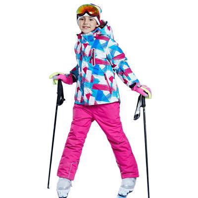 China Boys Girls Windproof Waterproof Jackets Anti-UV Coats Overalls Outdoor Waterproof Snowboarding Overalls Winter Snowsuits Ski Suits for sale