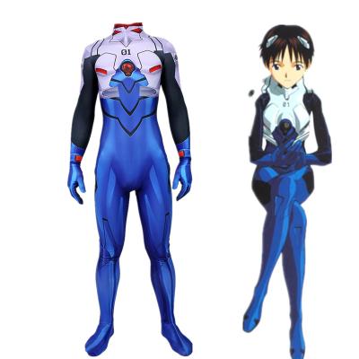 China Genesis Evangelion Battle party punjabi designer size Shinji Ikari cosplay tight wear of cheap neon teenage tri number plus one costume for sale