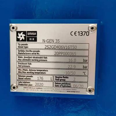 China Industrial Applications OMEGA PSA Nitrogen Generator, N-GEN 35 Nitrogen Generator 7.5Nm3/h best price in stock for sale for sale