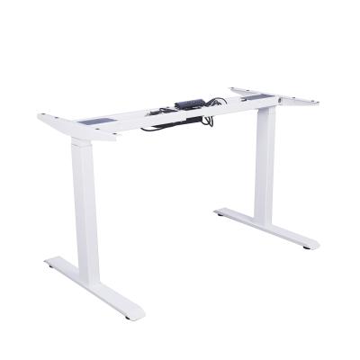 China High Quality Adjustable Motor Freestanding Flexible Dual Height Adjustable (Height) Desk Standing Up Electric Rising Office Computer Work Desk for sale