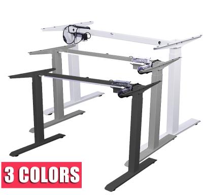 China (Size) 2022 Custom Adjustable/Wholesale Electric Single Frame 2 Stage Metal Motor Adjustable Computer Desk Standing Desk Height for sale