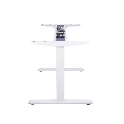 China Office Table Computer Desk Height Adjustable Lifting Desk (Height) 3 Stage Double Motor Adjustable for sale