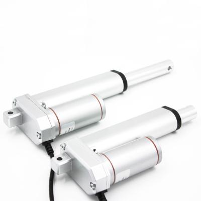 China Dripproof Mini Electric Linear Actuator 12v 300mm Linear Electric Actuator 12v 24v Stroke For Window for sale