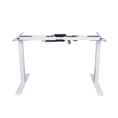 China Adjustable Desk Sit Stand Office Tables(Height)Furniture Double Motor Computer Electric Height Adjustable Desk for sale