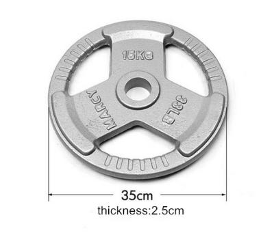 China 3 Handles Painted Weight Plate for Crossfit dia 50mm olympic plate for sale