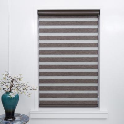 China Hot Selling Minimalist Blinds Zebra For Window Semi Shade Blackout Cloth Shades Custom Zebra Window Blinds for sale