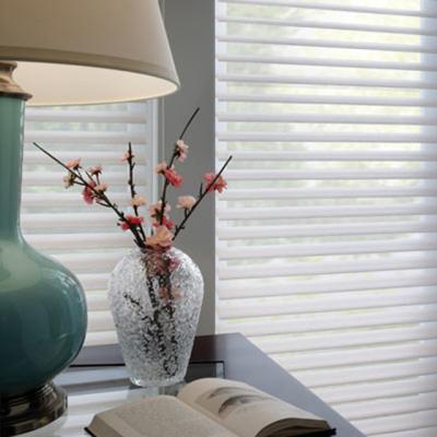 China Wholesale Minimalist Shangrila Blinds Double Roller Lampshade Shangri La Fabric Shade for sale