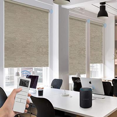 China American Commercial Industrial Motorized Automatic Slat Window Roller Blinds for sale