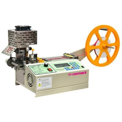 China machinery & RONMACK RM-120M Automatic Material Turn Tape Belt Cutting Machine for sale