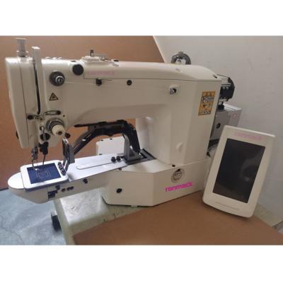 China RONMACK SUPER-SPEED RM-1906 small/big hook, dahao control box, electric touch screen bar tacking sewing machine for sale