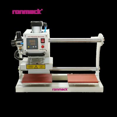 China Home use RONMACK RM-HB up slide press machine double station pneumatic heat transfer machine for sale