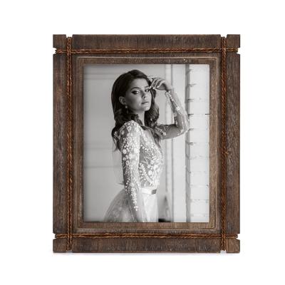 China Factory direct sales photo decorative picture frame wooden picture frame retro style rustic appearance for sale