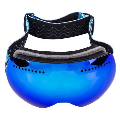 China 2020 100% UV400 Protection Manufacturer Soft Frame Magnetic Ski Goggles for sale