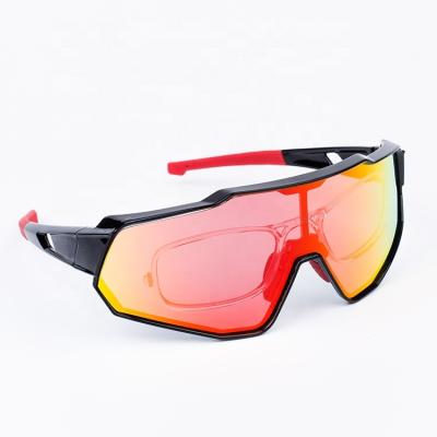 China Factory Hot Sales 100% UV400 Protection Interchangeable Lenses Cycling Glasses Glasses Outdoor Sports Mountain Optional Color Sports Sunglasses for sale