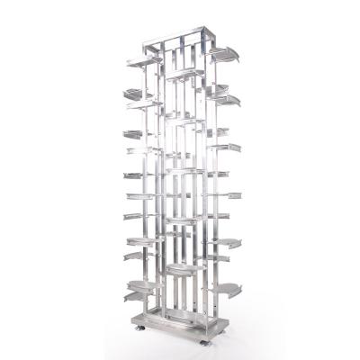 China China Supplier Stainless Steel Shoe Racks Display ZG022 for sale