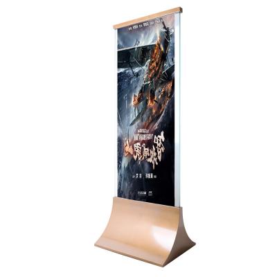 China Portable Factory Direct Floor Standing Mall Advertising Poster Stand for sale