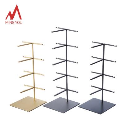 China Layers Floor Stand Eyeglass Holder Display Sunglasses Stand Up Display Racks Stainless Steel Sunglasses Display Rack AG038 for sale