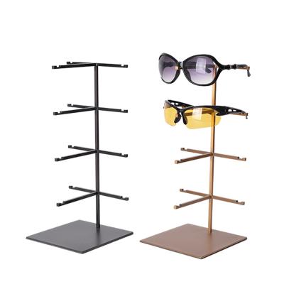 China Multi Layers Sunglass Eyewear Display Rack Shelf Glasses Show Stand Jewelry Rack For Multi Pairs Glasses Shop AG038 for sale