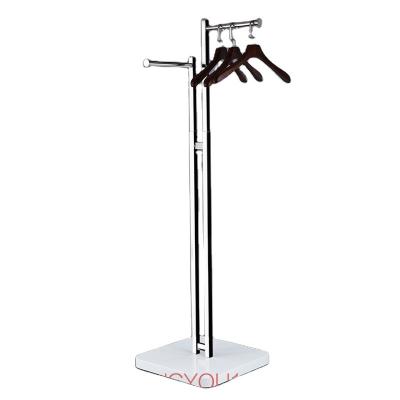 China Simple 2 Way Adjustable Metal Height Style Clothing Store Hanging Display Rack For Rack Store MY-C033 for sale