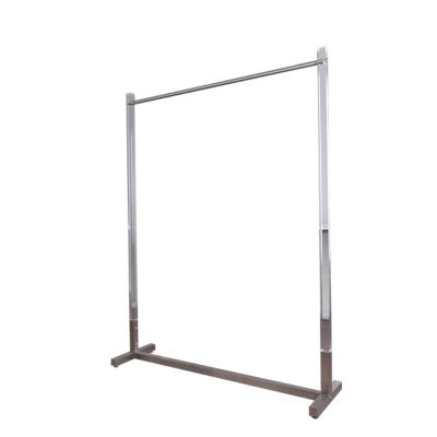 China 2021 Luxury Free Standing Acrylic Stainless Steel Clothing Display Stand MY-ZG018 for sale