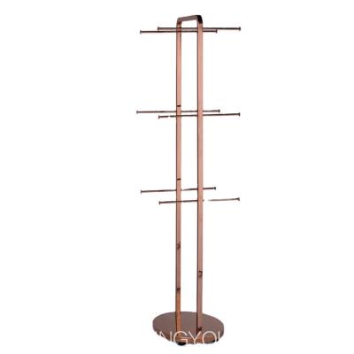 China 20 years experience mult-purpose floor standing stainless steel underwear display rack MY-U002 for sale