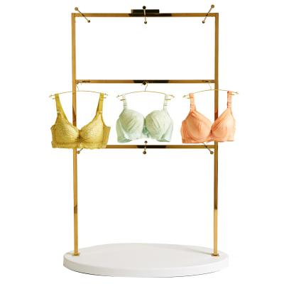 China Mult-purpose underwear floor standing stainless steel underwear display racks MY-U006 for sale