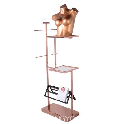 China Factory direct stainless steel underwear display rack underwear lingerie display rack MY-U011 for sale