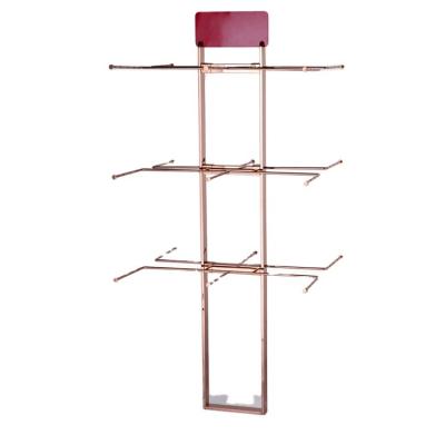 China Floor Standing Stainless Steel Underwear Underwear Display Rack MY-U004 for sale