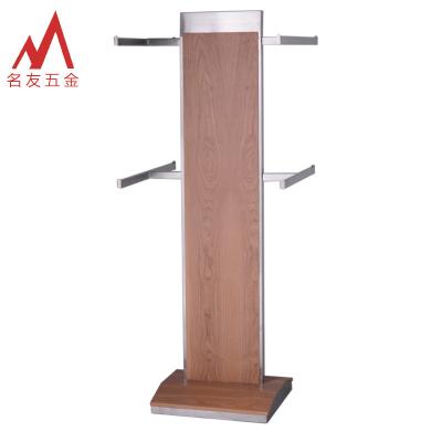 China Wooden Grain Stainless Steel Underwear Underwear Display Stand MY-U007 for sale