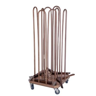 China Stainless Steel Hanger Stacker With Universal Wheel 760*380*60mm for sale