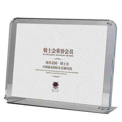 China Multi-purpose& Portable Desktop Clear Acrylic Magnet Photo Frames for sale