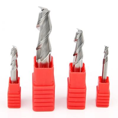 China High Quality PHIPPS HRC55 Aluminum Alloy 2/3 Flutes Deep Flute End Mill CNC Aluminum Milling Cutter For Aluminum Copper for sale