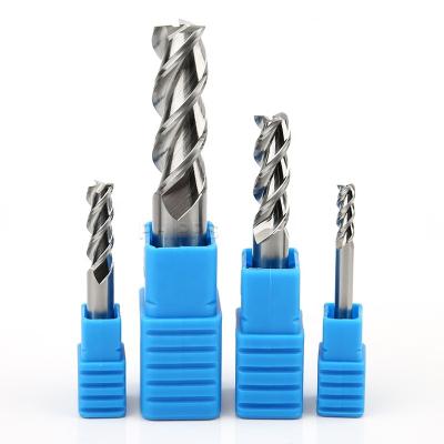 China Hot Sale Aluminum Alloy PHIPPS Hrc 45 Machine End Mill CNC 2/3 Flutes Carbide Square End Mills For Aluminum Uncoated for sale