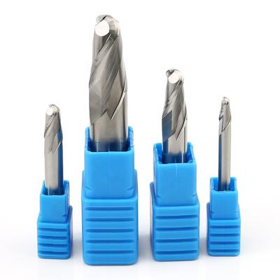 China Alloy PHIPPS HRC45 2 Flute Ball Nose End Mill CNC Aluminum Steel Milling Cutter For Aluminum Copper Machining for sale