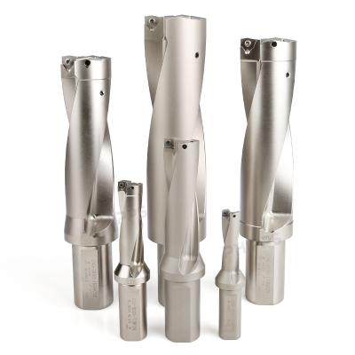 China Drilling 26mm 40mm Indexable Adjustable Carbide CNC U Drill Deep Hole Bit 2d 3d 4d 5d PS Wcm U Drill Stand With Wcmx Wcmt Spmg Insert for sale