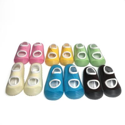 China Factory Wholesale Sporty Rubber-soled Non-slip Cotton Breathable Baby Socks for Boys and Girls for sale