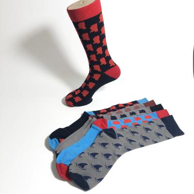 China Polka Dot Pattern Stockings Business Socks Men's Sports Long Casual Socks Long for sale