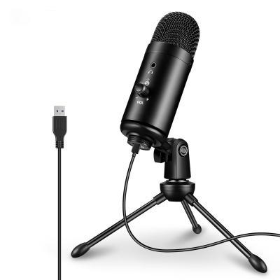 China Manufacturer Direct Selling Cardioid USB Microphone Directing Desktop Microphone Around Main USB Condenser Microphone for sale