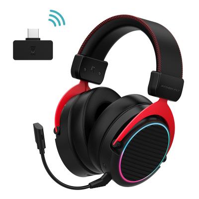 China 2.4G+BT+Cable 3.5mm Jack Factory Direct Sales Loud Speaker Gaming Headset/Wireless/BT Three Mode Gaming Headset for sale