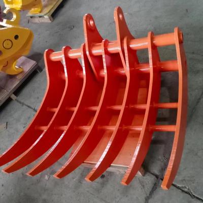 China Excavator Wide 1800mm Standard Root Rake For 20 Ton Excavator Brush Rakes Heavy Upright Rake for sale