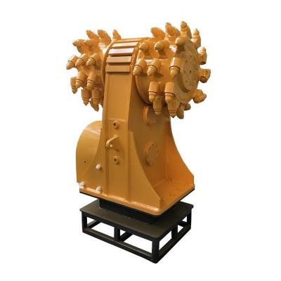 China Elevates Factory Excavator Rotary Milling Drum Cutter Excavator Attachments Milling Machine Professional Drum Cutter for sale