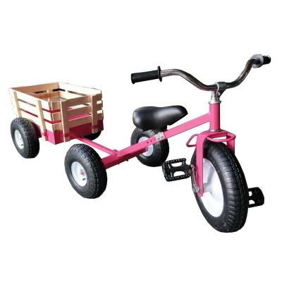 China steel kids tricycle with trolley for sale