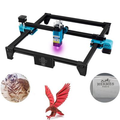 China Twotrees TT-5 deep lettering. 5S 40W Frame DIY Compressed Spot LD+FAC+C-Lens High Precision Fast Laser Cut Engraver CNC Laser Engraving Machine for sale