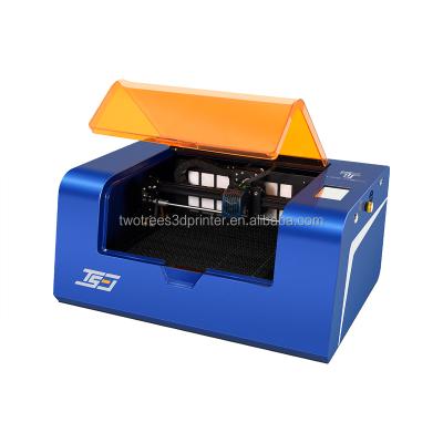 China TWOTREES Full-enclosed TS3 Portable 10W 3-IN-1 Enclosed Laser Engraver Cutter 3d Non-Metallic DIODE Laser Wood Cutting Machines for sale