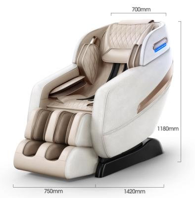 China Luxury Electric Full Body Shiatsu Weightless Body Massage Recliner Chair With Foot Massager for sale