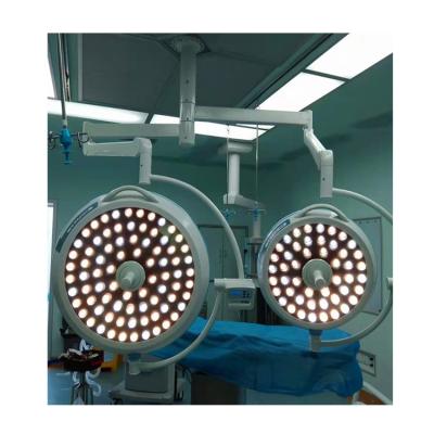 China 2023 Shadowless Steel Head Operation Surgical Operation Light Double Led Lamp For Hospital for sale