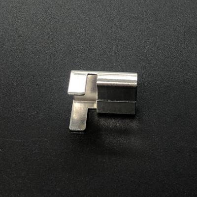 China Manual Wrapping Factory Customized RTS Cable Tile Strip Clip Aluminum Strapping Buckle Wing Seal for sale